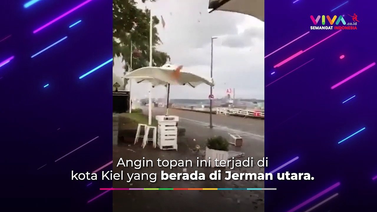 Tornado Ngamuk Habisi Warga Jerman Hingga Terpental ke Laut