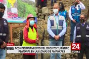 MML presentó trabajos de acondicionamiento en las Lomas de Amancaes