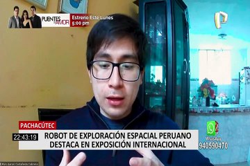 Pachacutec: peruano presentó en Estados Unidos vehículo de exploración espacial