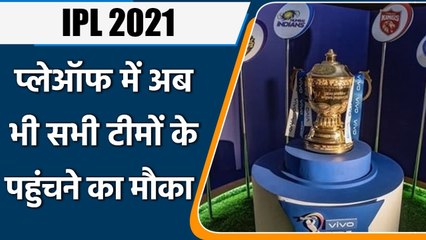 IPL 2021 Playoff: CSK और DC ही नहीं सभी 8 टीमों के पास प्लेऑफ में पहुंचने का मौका | वनइंडिया हिंदी