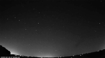 Northampton stargazer's view of Atlas V re-entry over the UK