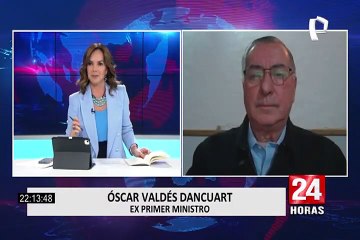 Óscar Valdés: "El Congreso hizo mal al otorgarle la confianza al Gabinete de Bellido"