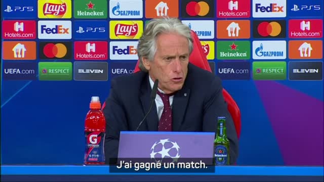 Groupe E - Jesus : "Victoire historique pour Benfica ? Non, je n'ai rien gagné"