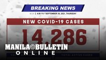 DOH reports 14,286 new cases, bringing the national total to 2,549,966, as of SEPTEMBER 30, 2021