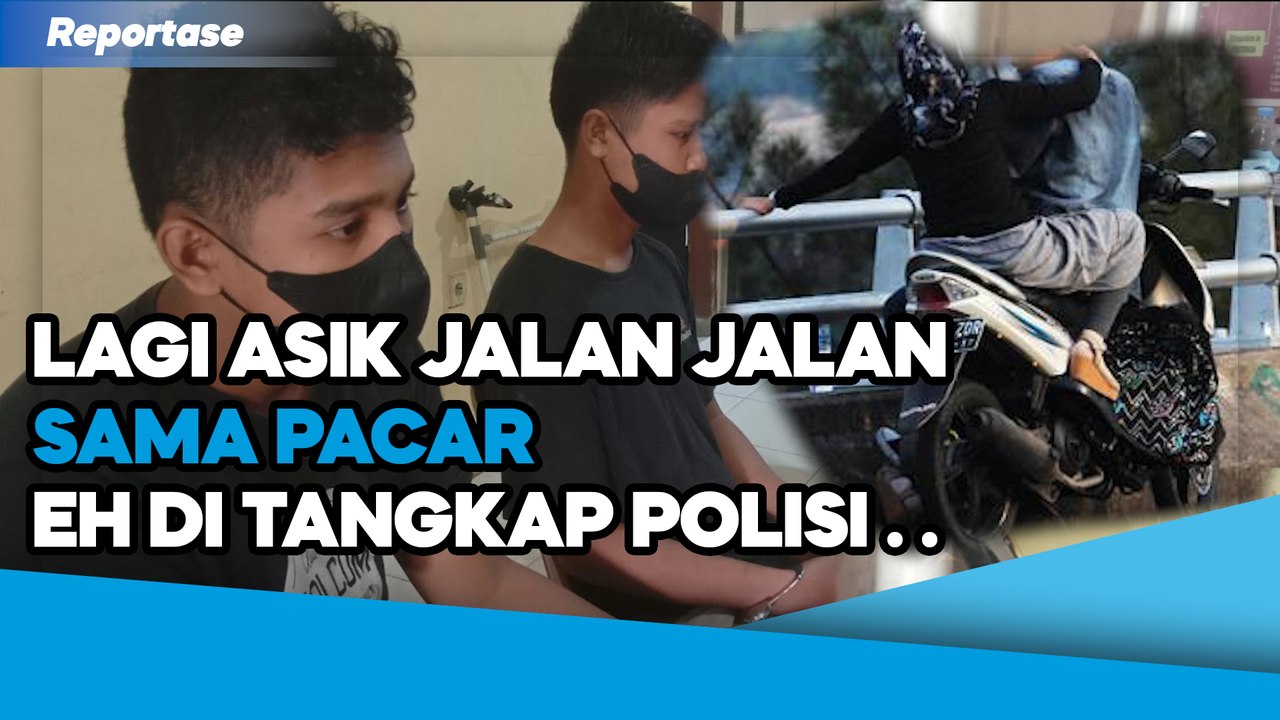 PELAKU CURANMOR DITANGKAP POLISI PAS LAGI ASIK JALAN JALAN SAMA PACAR . .
