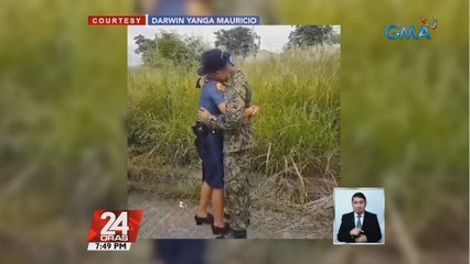 Wedding proposal ng mag-nobyong pulis, pinusuan ng maraming netizens | 24 Oras