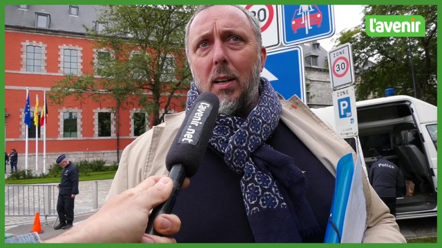 Manifestation du secteur Horeca à Namur contre le Covid Safe Ticket