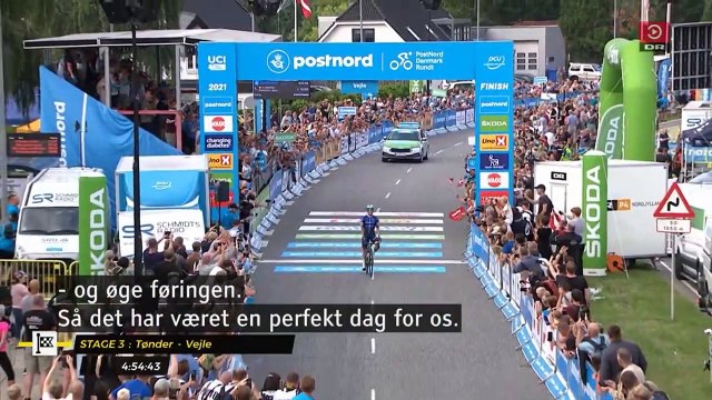 Sammendrag på 3. etape fra Tønder til Vejle | PostNord Danmark Rundt | 12 August 2021 | DRTV @ Danmarks Radio