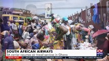 South African Airways: SA carrier resumes air travel services in Ghana - News Desk on Joy News (30-9-21)