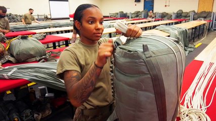 How Army riggers pack 75,000 parachutes a year at Airborne School