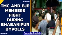 Bhabanipur Bypolls:- TMC and BJP members fight during elections | Oneindia News