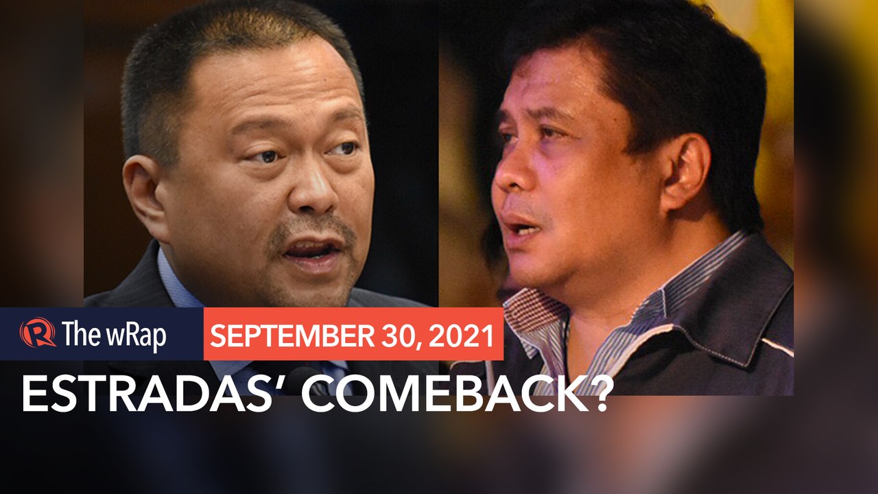 House of Estrada seeks comeback: JV, Jinggoy running for senator in 2022