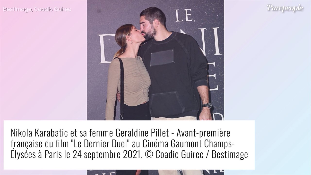 Nikola Karabatic en couple avec Géraldine Pillet, "la plus belle" : bisou sur tapis rouge