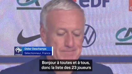 Bleus - La liste de Deschamps pour le Final Four