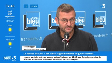 Colin Riegger, secrétaire général de la confédération syndicale des familles du Bas-Rhin
