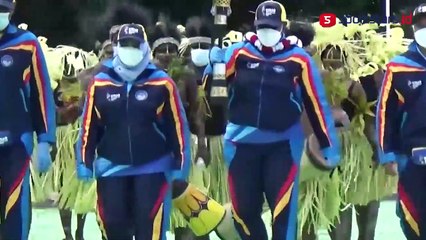 Kemeriahan Kirab Obor PON XX di Merauke