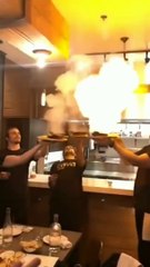 Faire flamber des plats au restaurant : toujours très risqué