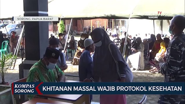 Lantamal XIV Sorong Gelar Khitanan Massal Wajib Protokol Kesehatan