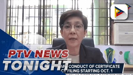 DOH assures safe conduct of COC filing starting Oct. 1