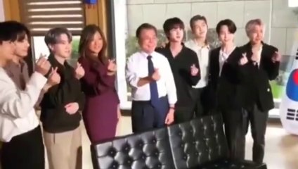 BTS AND PRESIDENT MOON JAE IN ABC NEWS INTERVIEW BEHIND THE SCENES!