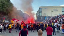 OM-GSK: face à face entre supporters, ça chante