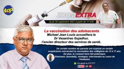 Zoom Extra : La vaccination des adolescents.