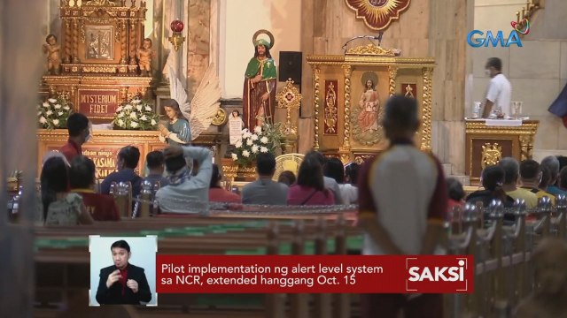 Pilot implementation ng alert level system sa NCR, extended hanggang Oct. 15 | Saksi