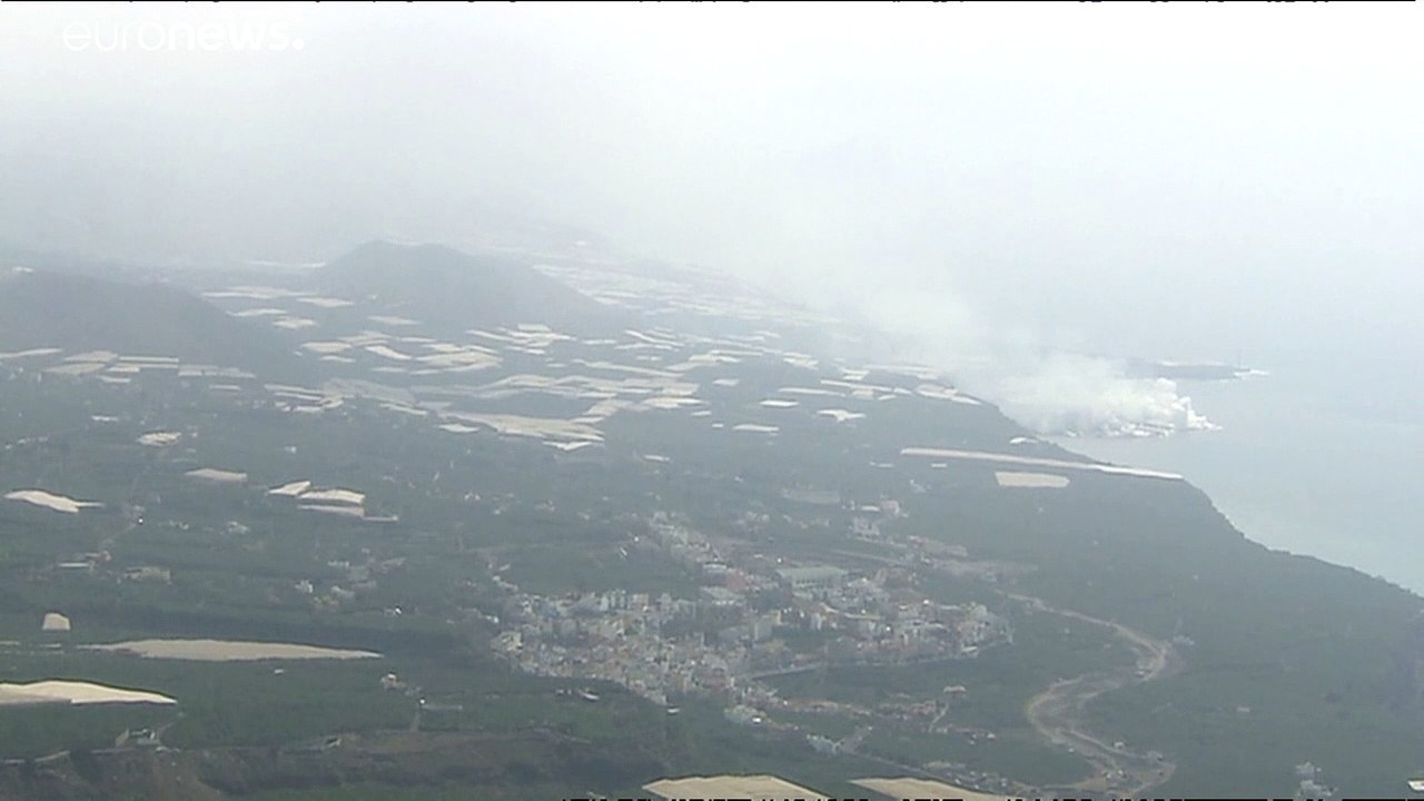 La Palma: 25 Hektar großes Lavadelta im Meer