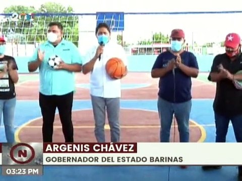 Gobierno de Barinas rehabilita cancha deportiva Antonio José de Sucre en Sabaneta