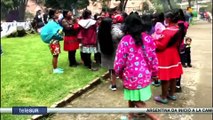 Más de mil 200 indígenas  tomaron el parque nacional de Bogotá