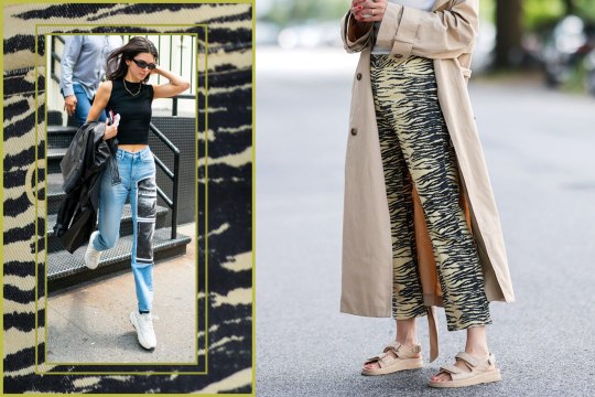 Printed Jeans Are Back Like It's 2012