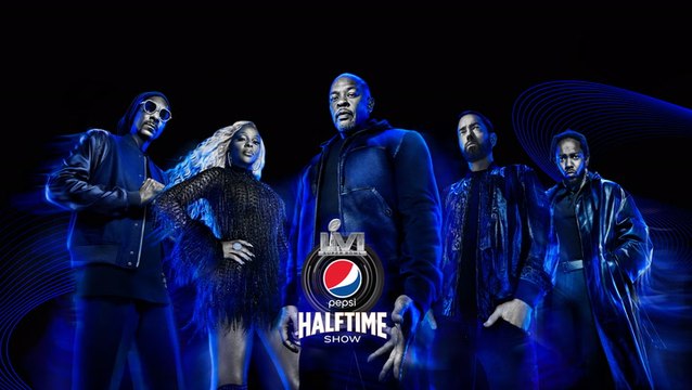 Pepsi Super Bowl LVI Halftime Show Performers - Dr. Dre, Snoop Dogg, Eminem, Mary J. Blige and Kendrick Lamar