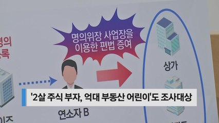 [오늘핫키워드] '부모 찬스' 거액 자산 불린 446명 세무조사 / YTN