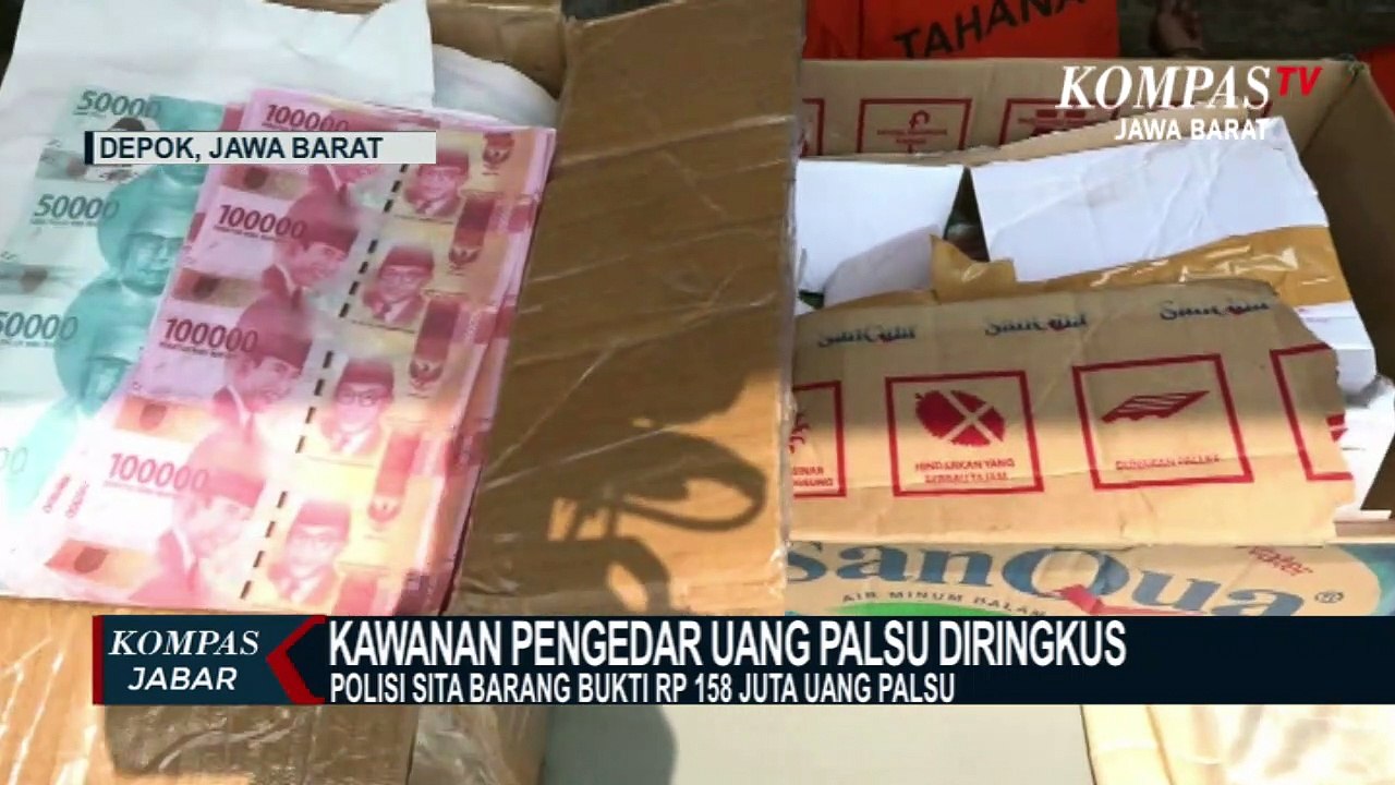 Rp 158 Juta Uang Palsu Disita Polsek Cimanggis