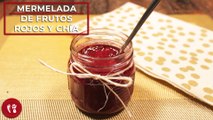 Mermelada de frutos rojos y chía | Receta sin azúcar para el desayuno | Directo al Paladar México