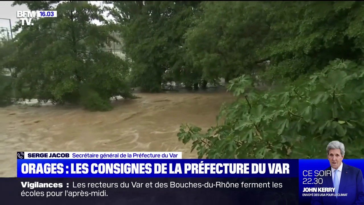 Intempéries: la préfecture du Var "dénombre 150 interventions" pour des pompages et des personnes coincées dans leurs voitures