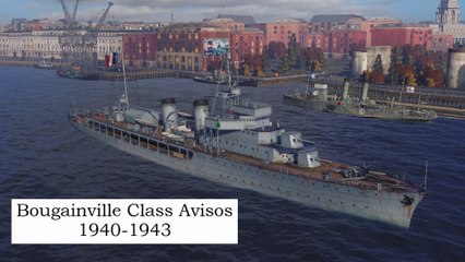 Bougainville Class Avisos 1940 to 1943