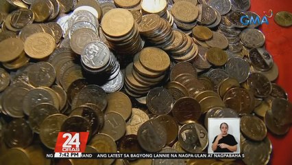 BSP,  nananawagang magpasa ng batas kontra sa pag-iimbak ng mga barya | 24 Oras