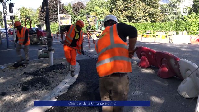 Reportage - Chantier sur l'axe de la Chronovélo n°2
