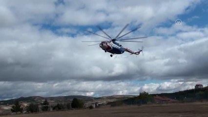 Helikopter destekli trafik denetimi yapıldı