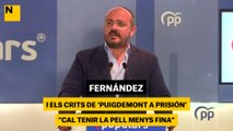 Fernández i els crits de 'Puigdemont a prisión': 