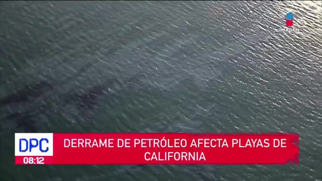 Derrame de petróleo afecta las playas de California