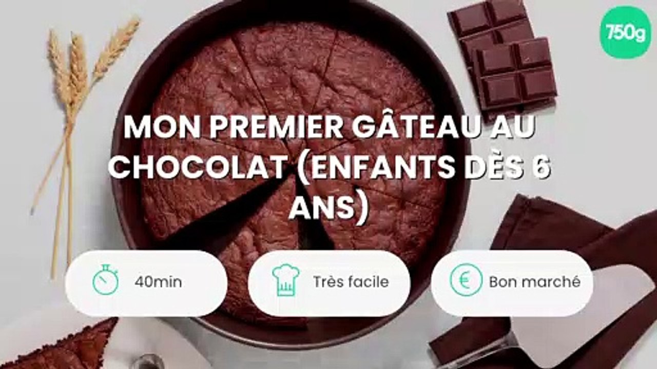 Mon premier gâteau au chocolat (enfants dès 6 ans)