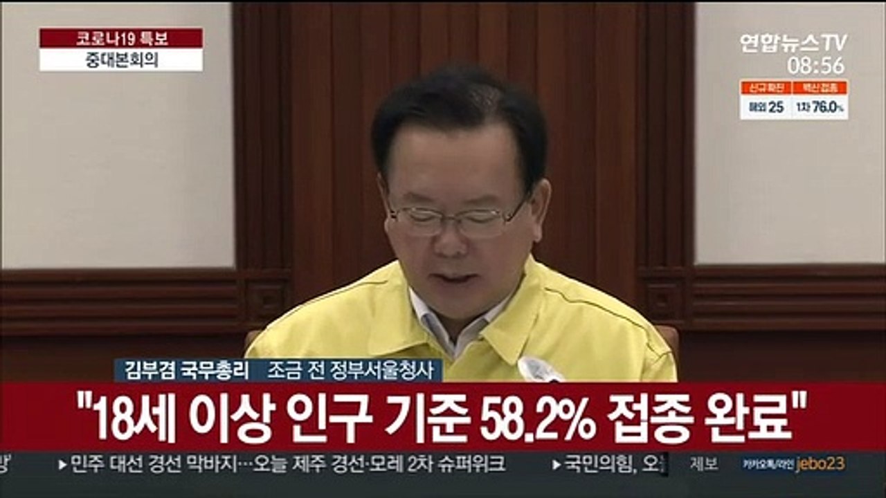 [현장연결] 김총리 "현행 거리두기 2주 연장…사적모임 인원제한도 그대로"