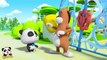 Bad Intelligent Machine Dog Chases Panda | Panda's Magic Tie | Magical Chinese Characters | BabyBus
