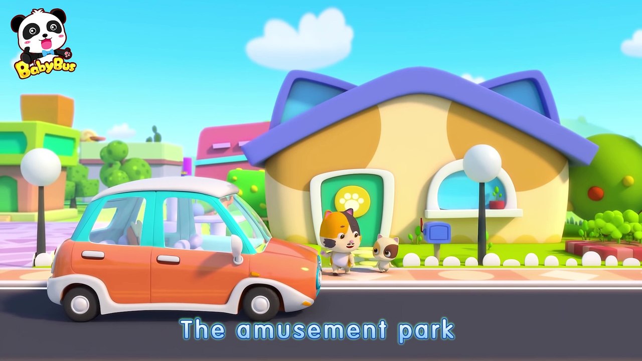 Baby Kitten Unties Seat Belt | Play Safe Song | Nursery Rhymes | Baby Songs | BabyBus