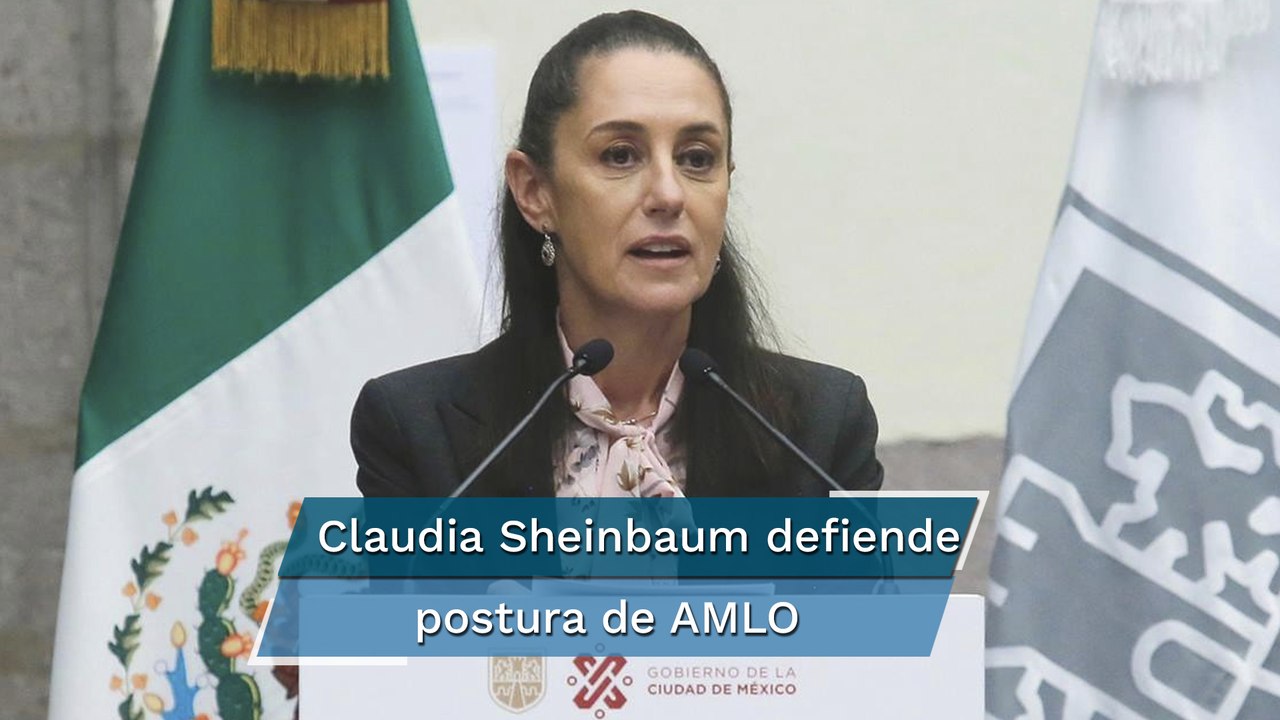 “Hay racistas y hay humanistas”; Sheinbaum respalda a AMLO ante Aznar