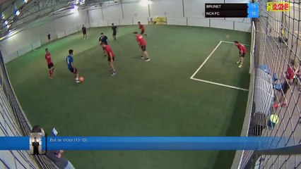 But de Victor (13-10) - BRUNET Vs NCA FC - 30/09/21 20:00 - LIGUE 3 - Poitiers Game Parc