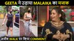 Geeta Kapur Roasts Malaika Arora For Her Walk In The Kapil Sharma Show