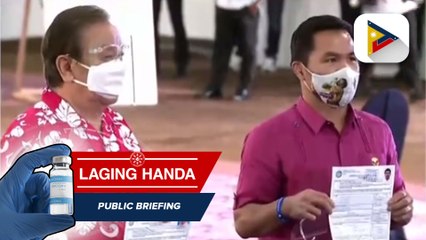 Sen. Manny Pacquiao, nagsumite na ng kanyang COC sa Comelec; Rep. Lito Atienza, tatakbong VP sa 2022 elections